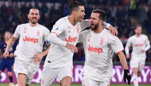 Cristiano Ronaldo celebra un gol con la Juventus 