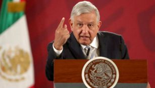  López Obrador durante sus clásicas 'mañaneras' 