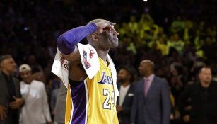 Kobe en un partido de los Lakers 