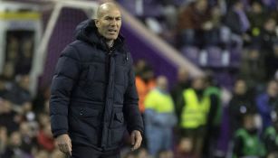 Zinedine Zidane, durante un duelo del Real Madrid