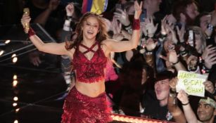 Shakira, en su presentación en el Super Bowl
