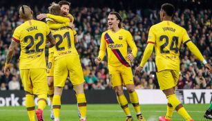 Griezmann celebra un gol del Barcelona 