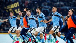 Lazio celebra con su gente el triunfo ante el inter