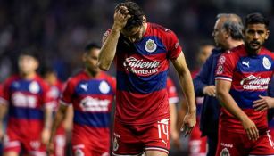 Briseño se lamenta en un partido de Chivas