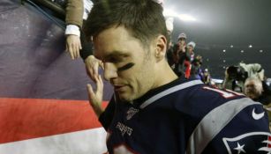 Brady, después de un partido de Patriots