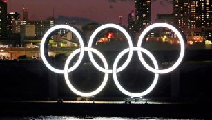 Aros olímpicos en Tokio