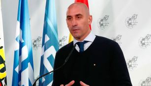 Luis Rubiales, en conferencia de prensa