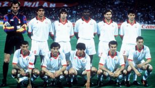 11 del Milan en la Final de Champions League de 1994