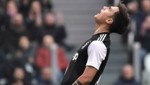 Dybala, en lamento en un partido de Juventus
