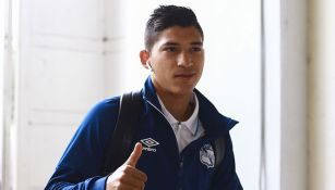 Ángel Zaldívar previo a un partido con el Puebla