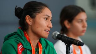 Guadalupe González en conferencia de prensa