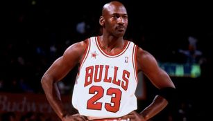 Michael Jordan durante un juego de los Bulls