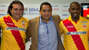 Heriberto Ramón Morales con Héctor Reynoso y Felip Baloy