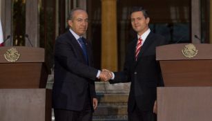 Calderón y Peña Nieto en reunión