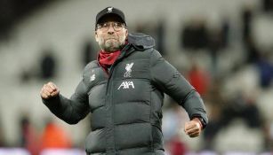 Jürgen Klopp celebra una anotación del Liverpool 