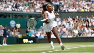 Serena Williams durante un torneo de tenis 