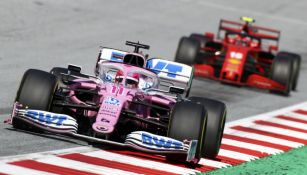 Sergio 'Checo' Pérez y Charles Leclerc en el Gran Premio de Austria