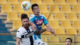 Hirving Lozano: Napoli cayó ante Parma en un partido lleno de penales 