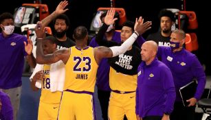 LeBron James tras la victoria de los Lakers ante Clippers