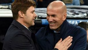 Zidane y Pochettino en saludo 
