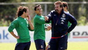La Volpe en un entrenamiento de la Selección Mexicana