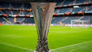 Panorámica del trofeo de la Europa League