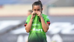 Brenda Alvarado se lamenta tras acciones contra Atlético de San luis
