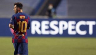 Lionel Messi durante un partido con Barcelona 
