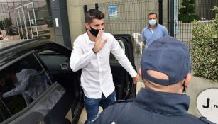 Álvaro Morata a su llegada a la Juventus 