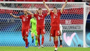 Jugadores del Bayern en festejo