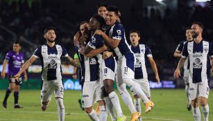 La Pandilla celebra gol ante el Mazatlán FC