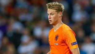 De Jong durante un partido con Holanda