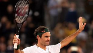 Federer festeja una victoria