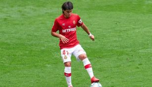 Luka Romero durante un partido con el Mallorca
