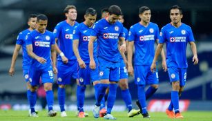 Jugadores de Cruz Azul tras caer vs Puebla