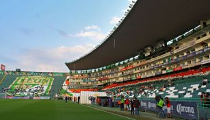 Estadio León previo a un juego de la Liga MX