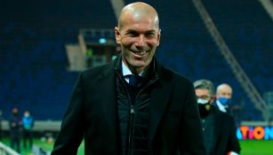 Zinedine Zidane tras un duelo del Real Madrid 