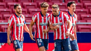 Héctor Herrera: Asistencia del mexicano en goleada del Atlético de Madrid al Eibar