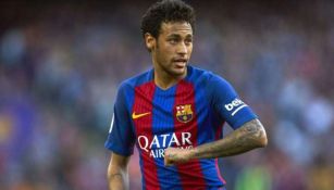 Neymar en partido con Barcelona