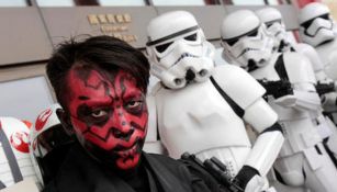 Seguidores de la zaga festejan el Star Wars Day