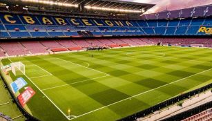 Panorámica del Camp Nou del Barcelona 