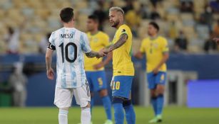 Messi y Neymar en la Final de la Copa América