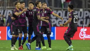 México festeja el gol de la victoria