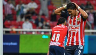 Ángel Zaldívar tras una falla con Chivas