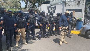 Raiders de Arboledas se enfrentaron a golpes con policías de Atizapán