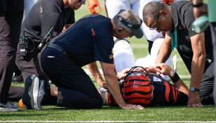 NFL: QB de Cincinnati salió del hospital, tras ingreso por contusión en la garganta