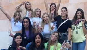 Esposas de jugadores americanistas que viajaron a Monterrey