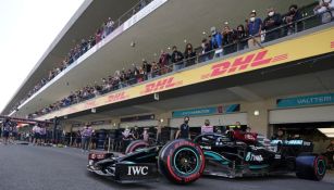 Lewis Hamilton en las pruebas del GP de México