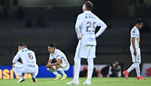 Jugadores de Pumas reaccionan tras perder contra Santos en CU