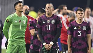 Jugadores de México tras la derrota vs Estados Unidos en Copa Oro